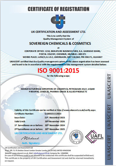 ISO Certification